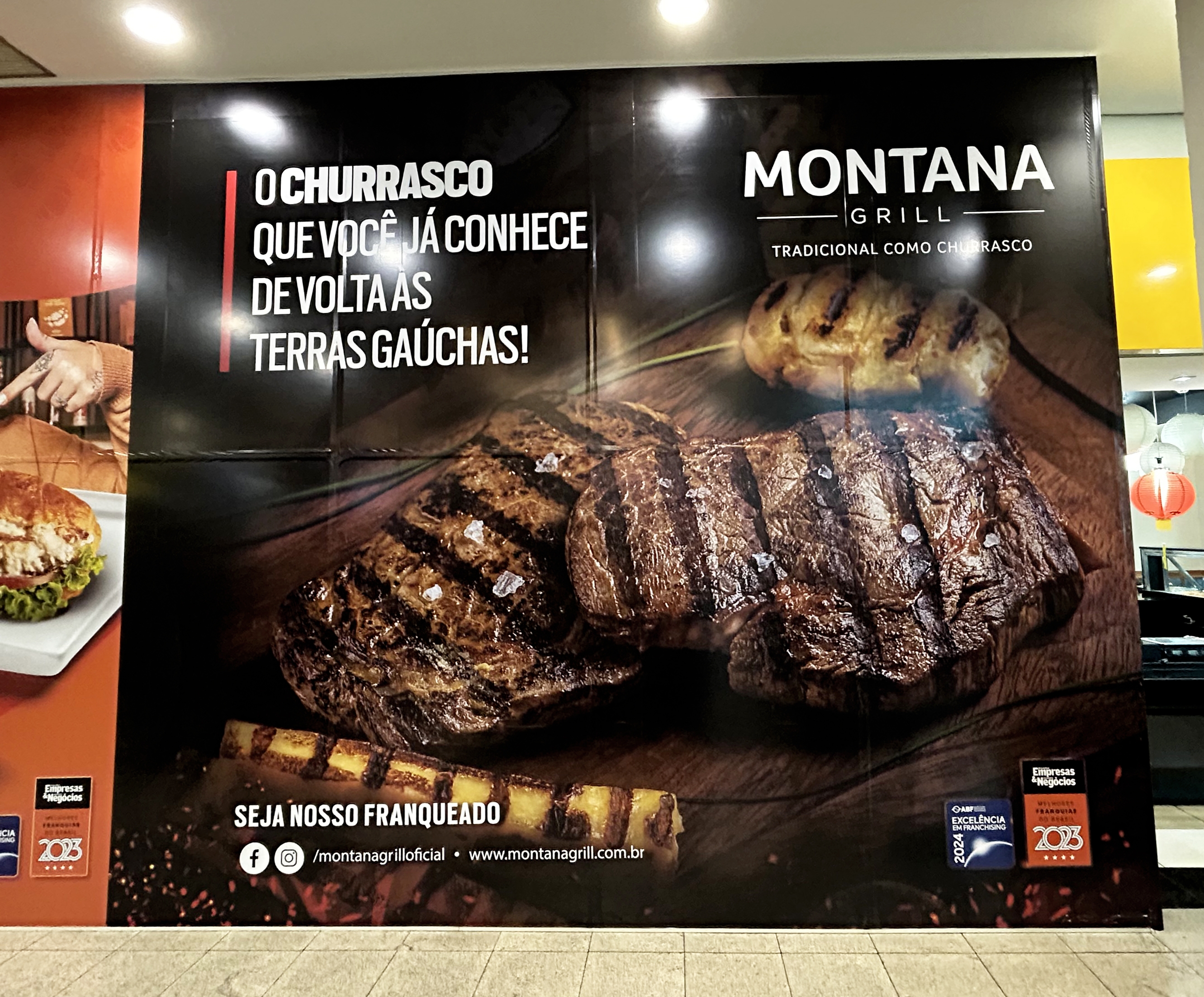 Montana Grill e Croasonho chegam ao Bella Città Shopping 