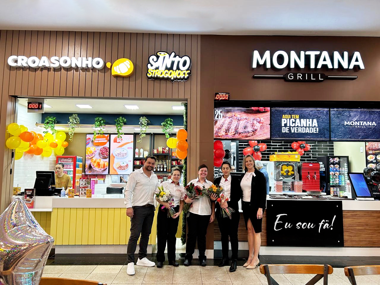 Bella Città Shopping inaugura Montana Grill e Croasonho