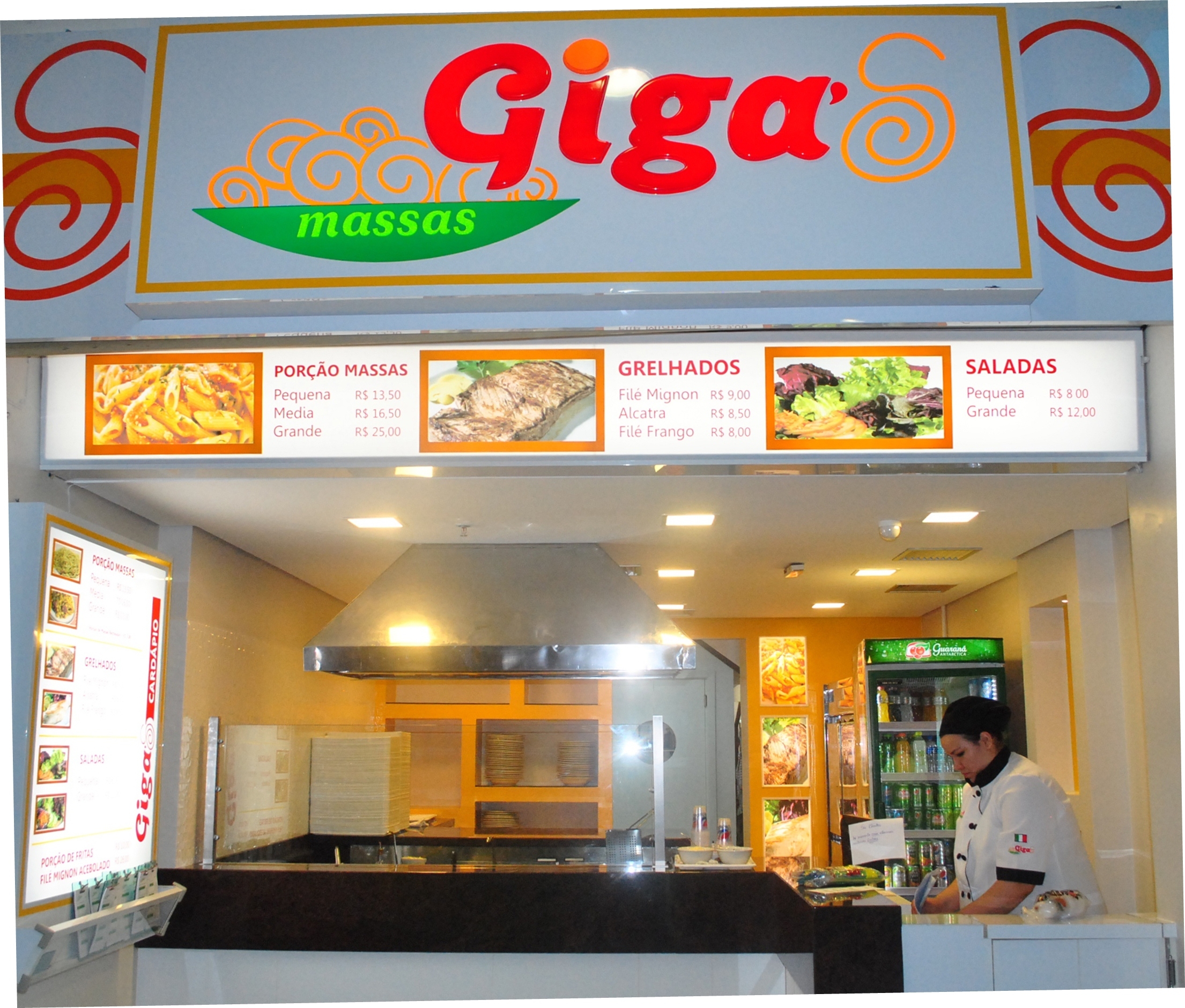 Giga's Massas reinaugura com novo layout 