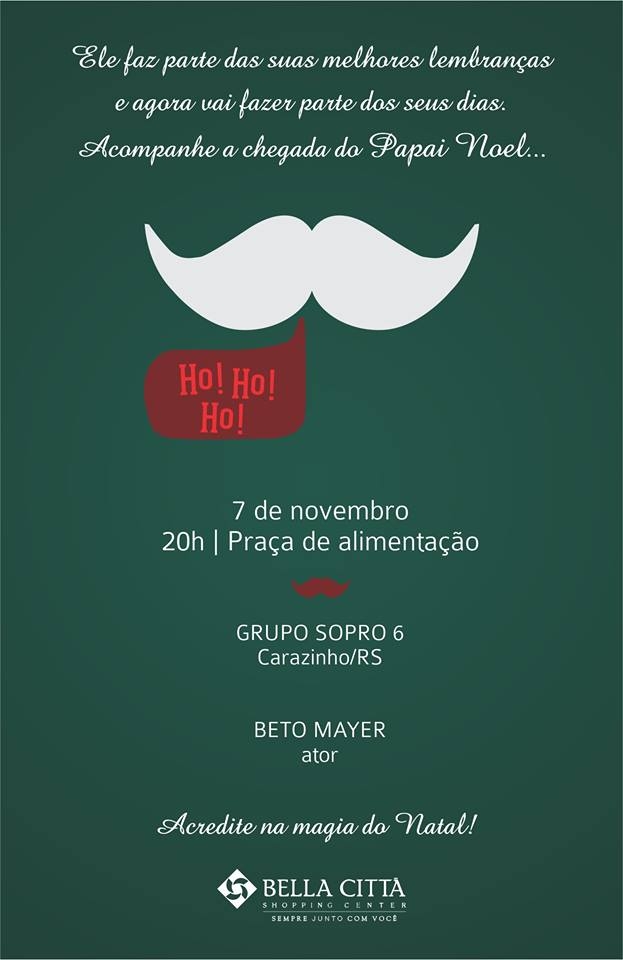 Programação especial marca inicio do Natal no Bella Città Shopping