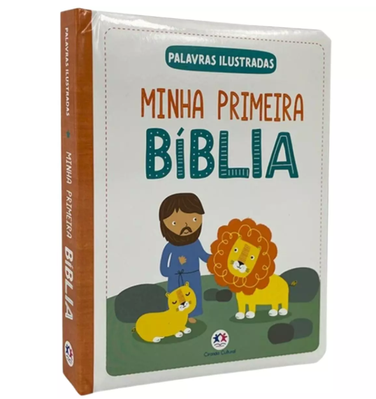 Livro almofadado pequeno - Minha primeira Bíblia