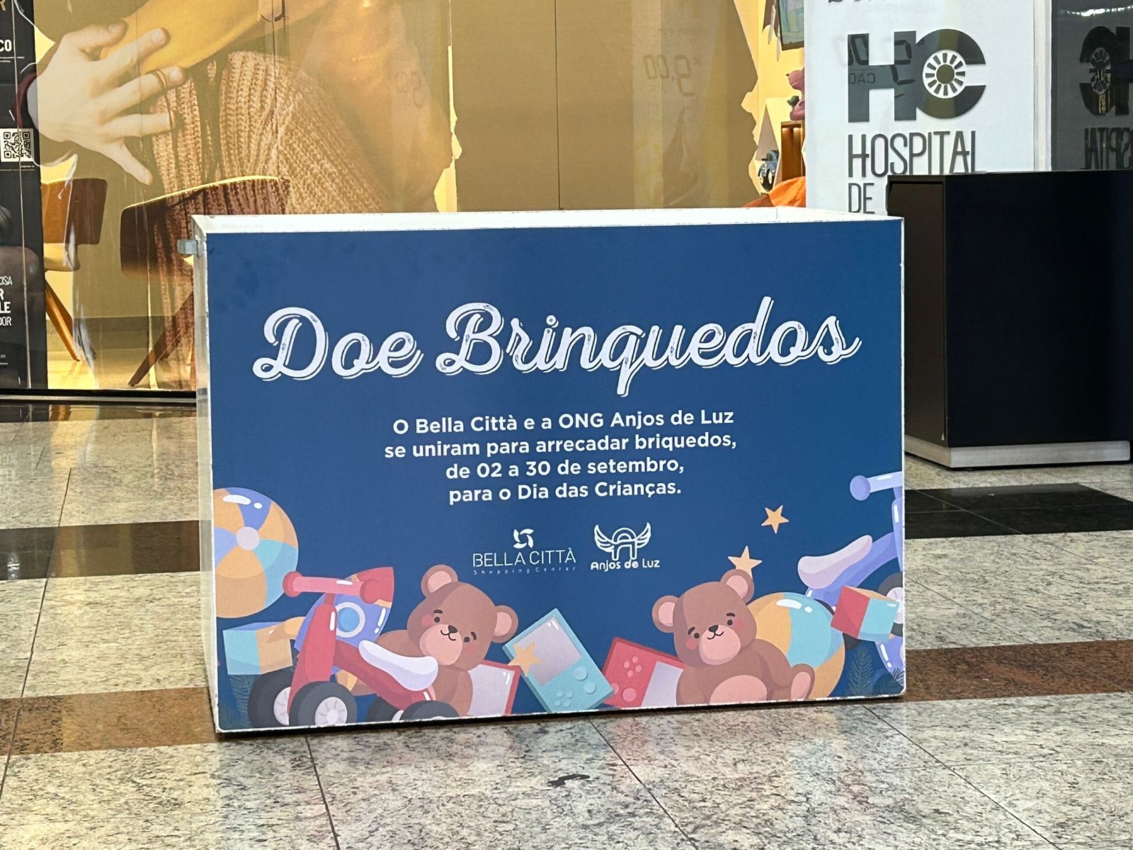 Bella Città Shopping lança campanha de arrecadação de brinquedos