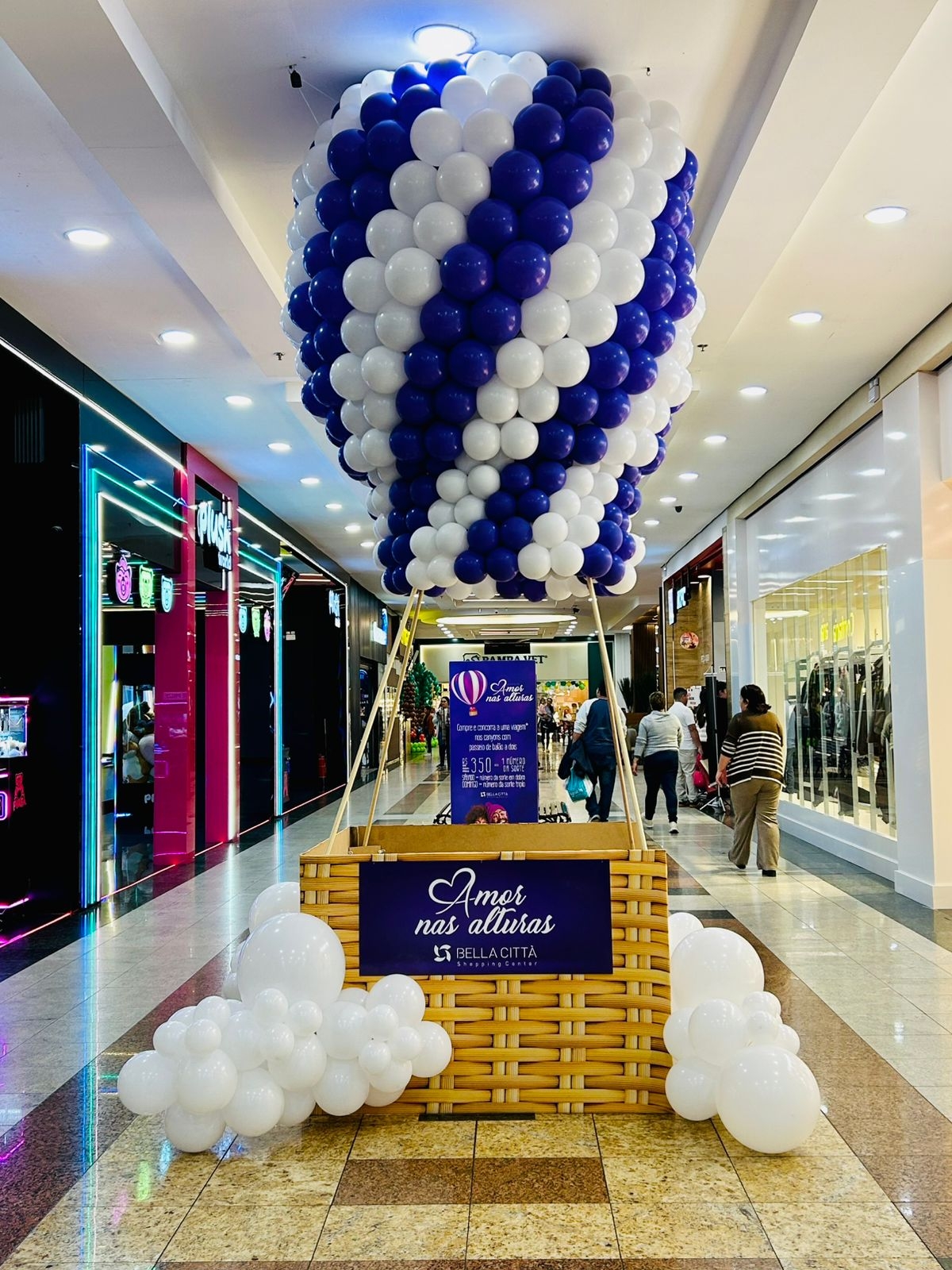 Bella Città lança campanha de namorados com sorteio de passeio de balão a dois