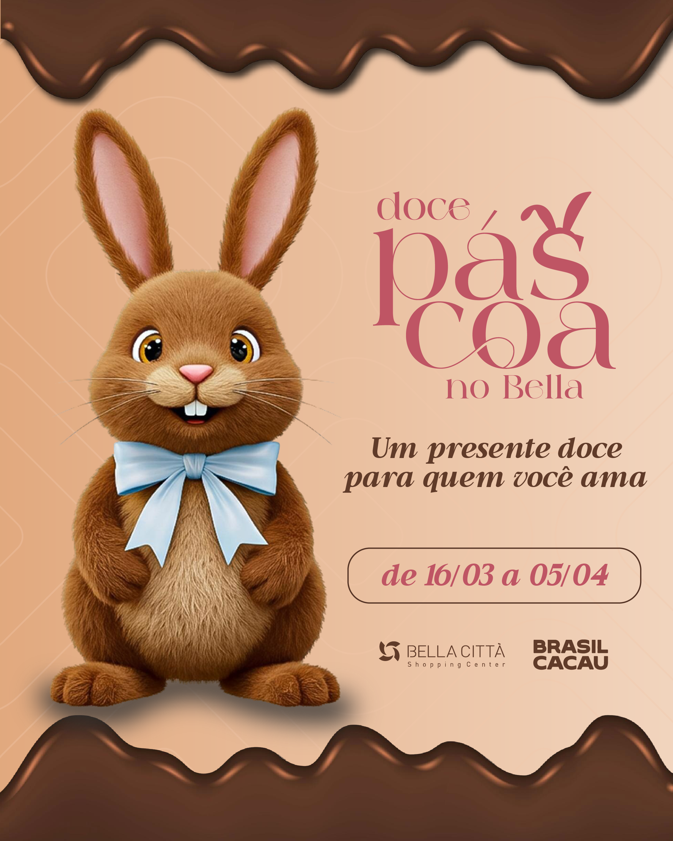 Bella Città promove programação especial de Páscoa e campanha solidária