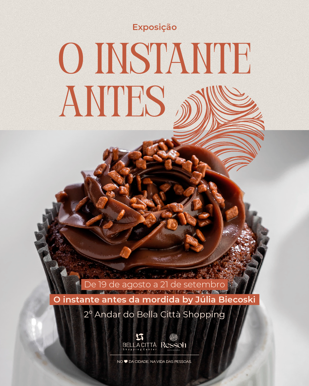 Bella Città Shopping recebe exposição fotográfica “O Instante Antes”