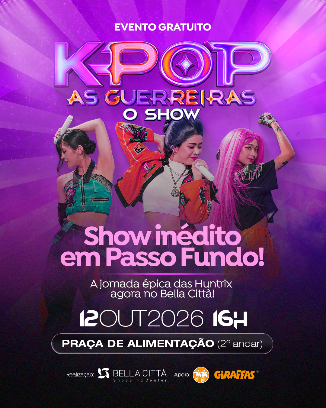 Bella Città Shopping recebe show inédito de K-pop 