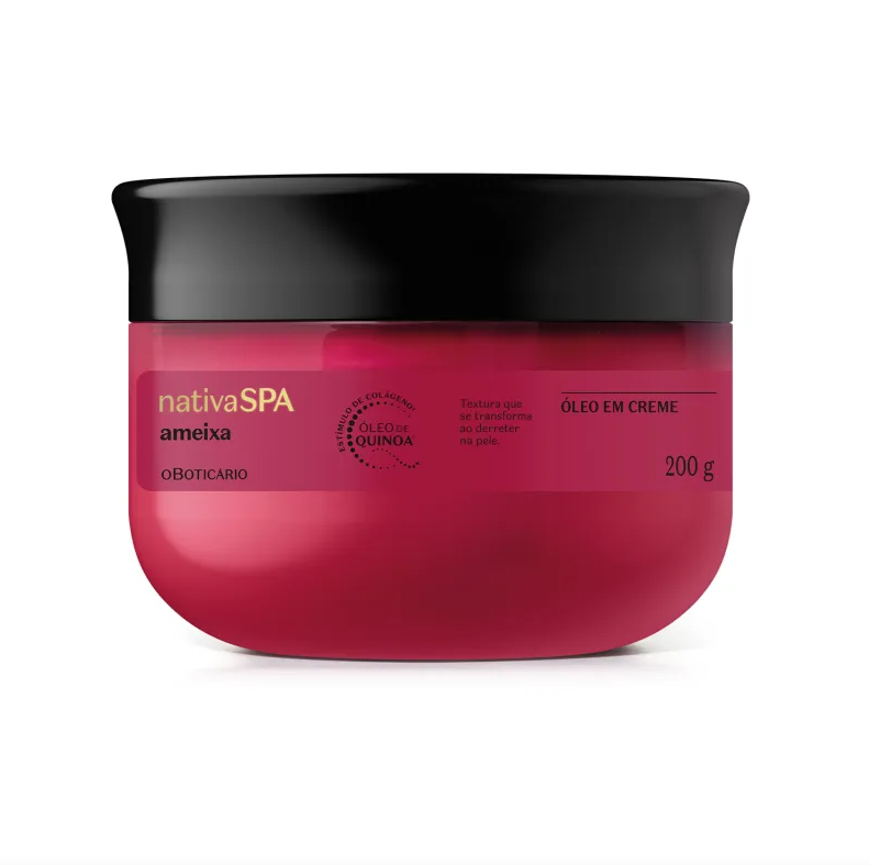 Óleo Em Creme Corporal Nativa Spa Ameixa 200g