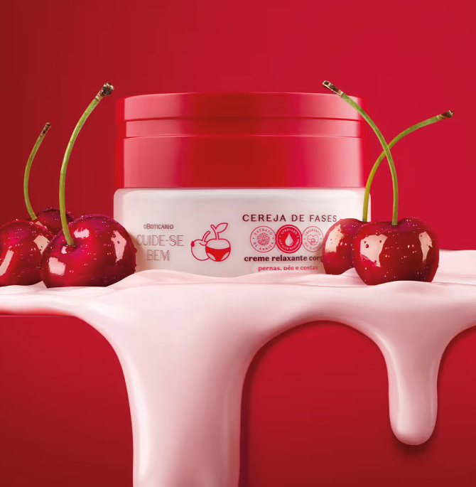 Creme Relaxante Corporal Cuide-se Bem Cereja De Fases 200g