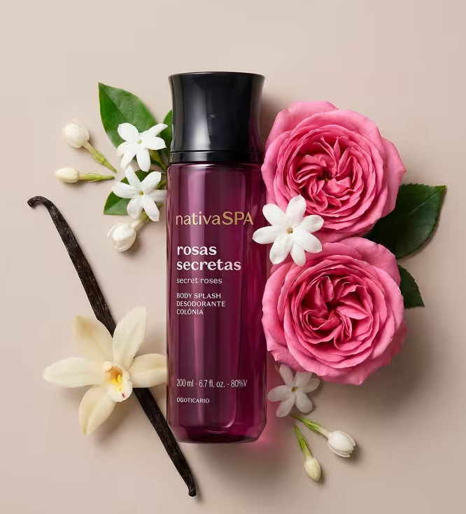 Body Splash Nativa Spa Rosas Secretas 200ml