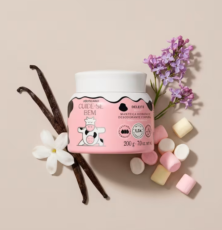Manteiga Hidratante Desodorante Corporal Cuide-Se Bem Deleite 200g