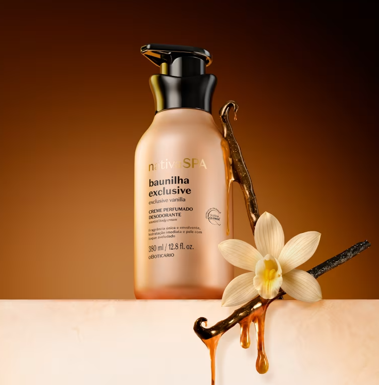 Creme Perfumado Desodorante Corporal Baunilha Exclusive 380ml