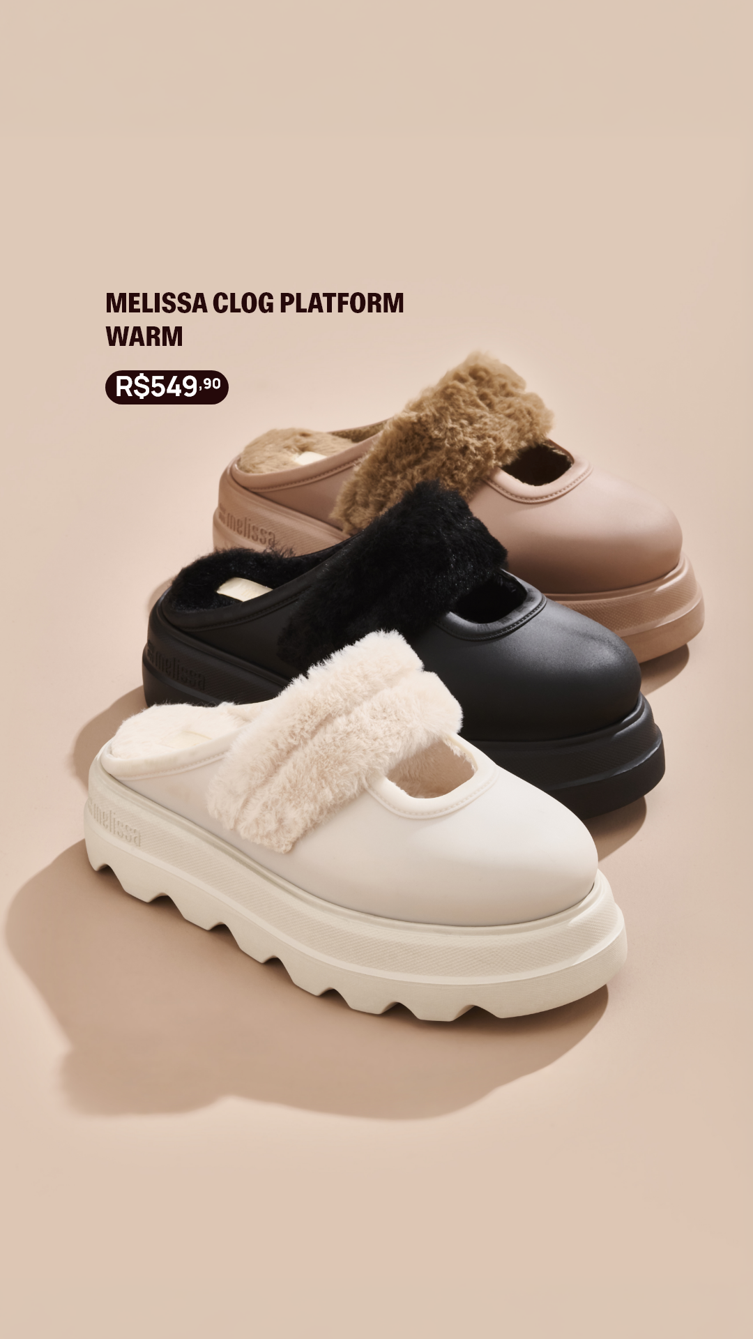 Melissa Clog Platform Warm