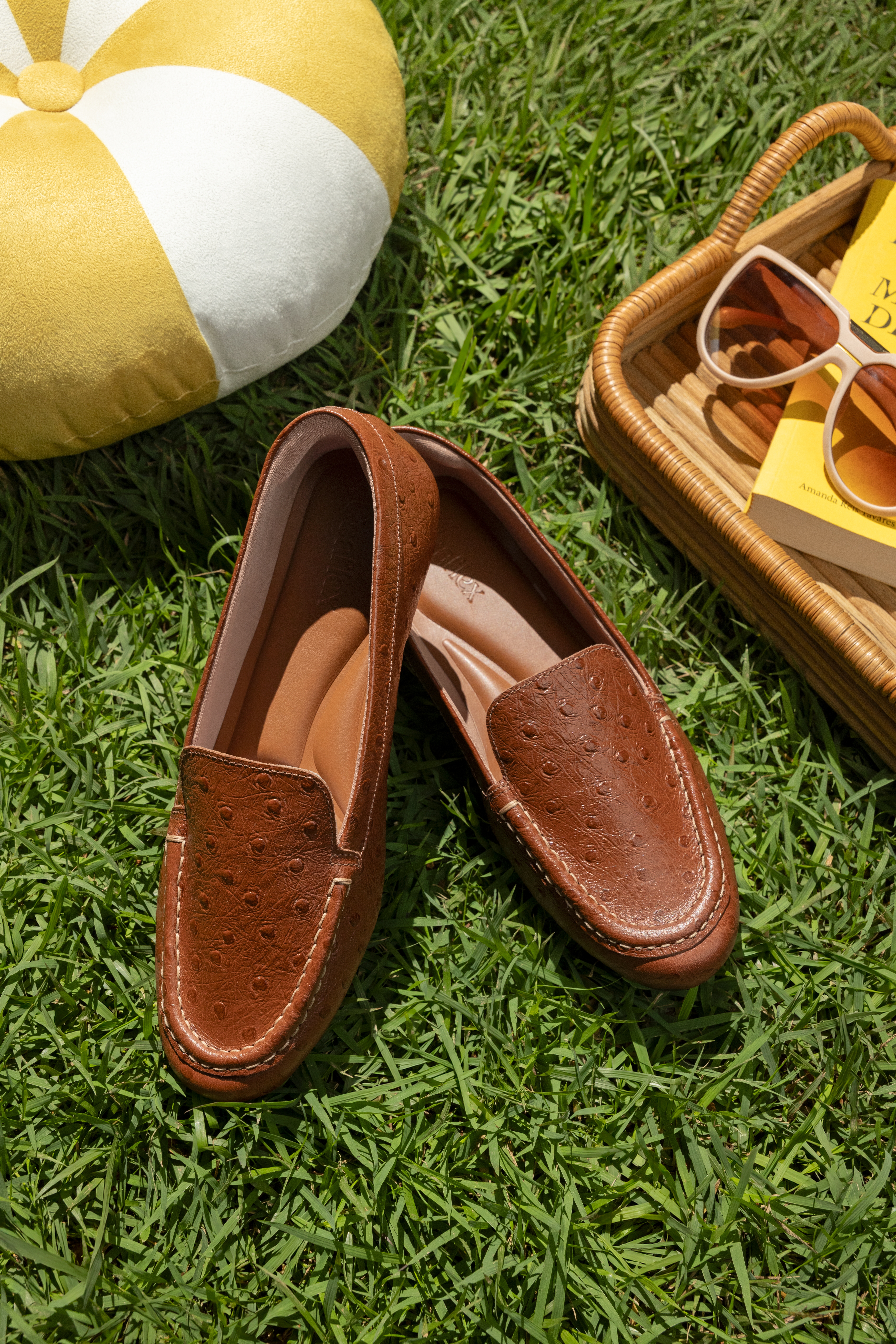 Loafer em couro avelã