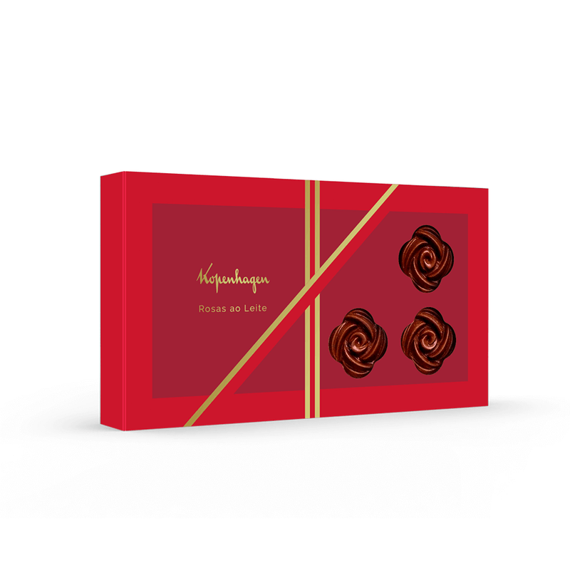 Caixa Rosas ao leite 160g